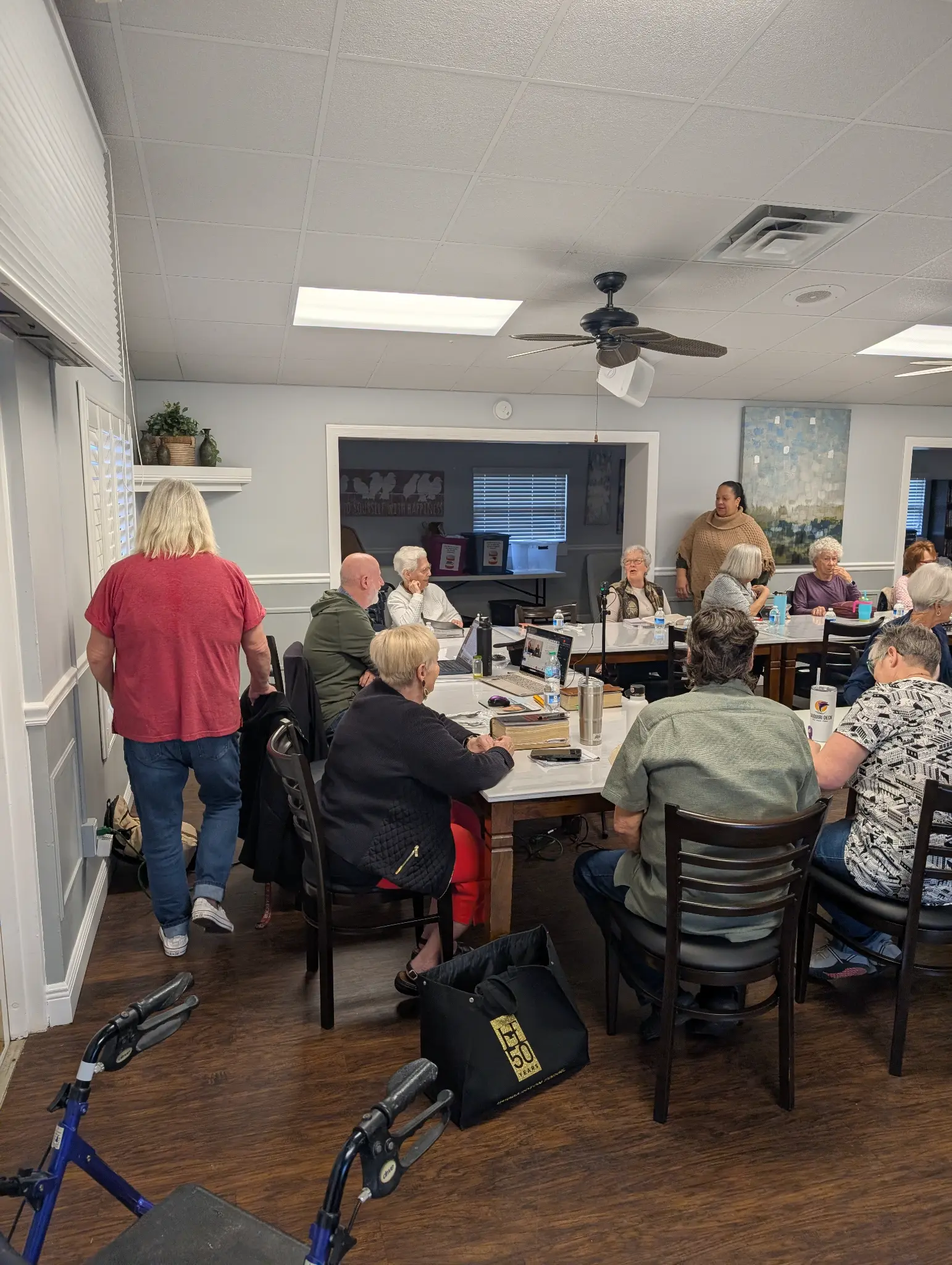 Assembly Members Enjoying Fellowship